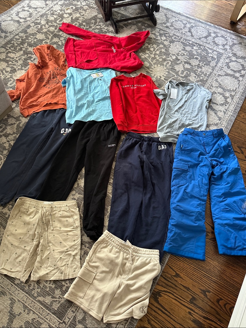 GAP Kids Blue Cargo Shorts and Assorted Kids Bottoms Set